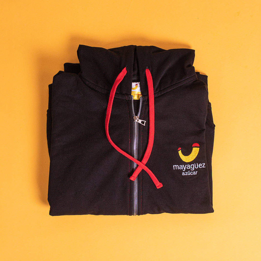 Zip Hoodie - Saco de cremallera con bolsillo y capucha